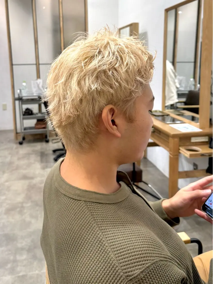 ショート カット ヘアカラー けー すけのヘアスタイル