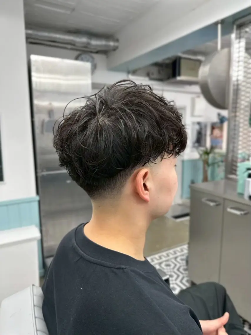 ミディアム メンズ 安部 大樹のヘアスタイル