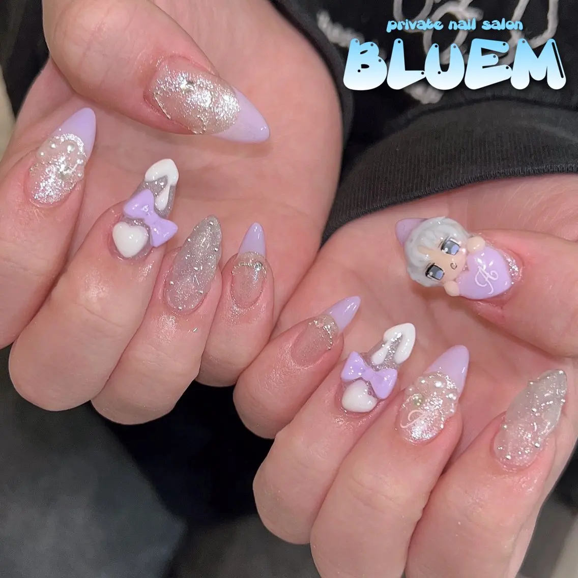 ネイル ハンドネイル BLUEM なな🐶のネイルデザイン
