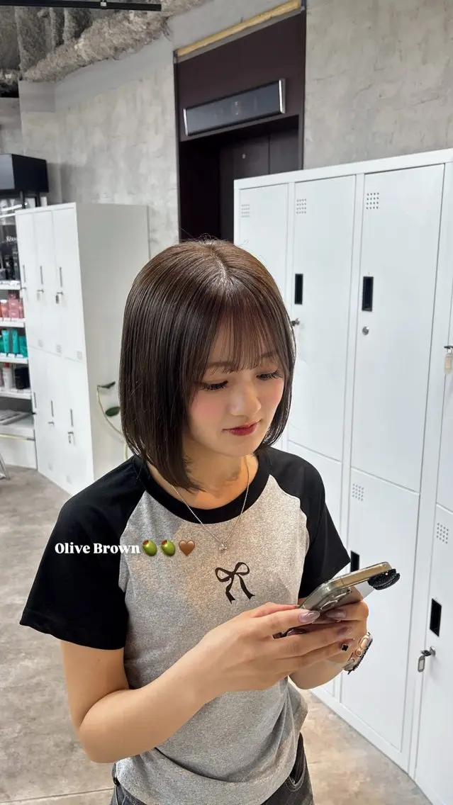 ミディアム ヘアカラー ✩limit まなか ♡カラー♡のヘアスタイル