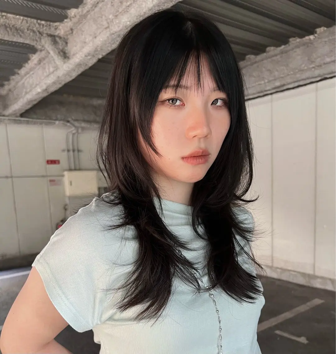 ロング カラー カット ヘアカラー ハッシュカット カシマハヤトのヘアスタイル