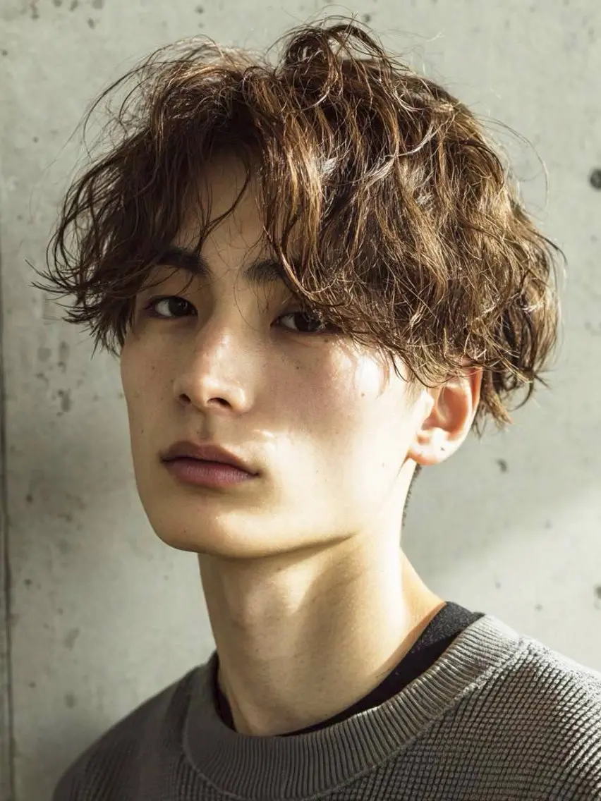 カラー パーマ メンズ メンズ限定そらカット モデル募集🍯🐝のヘアスタイル