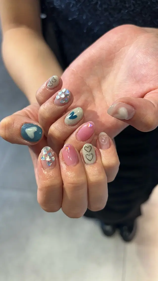 ネイル ハンドネイル ハイトーン/レイヤー nail 百咲💌のヘアスタイル