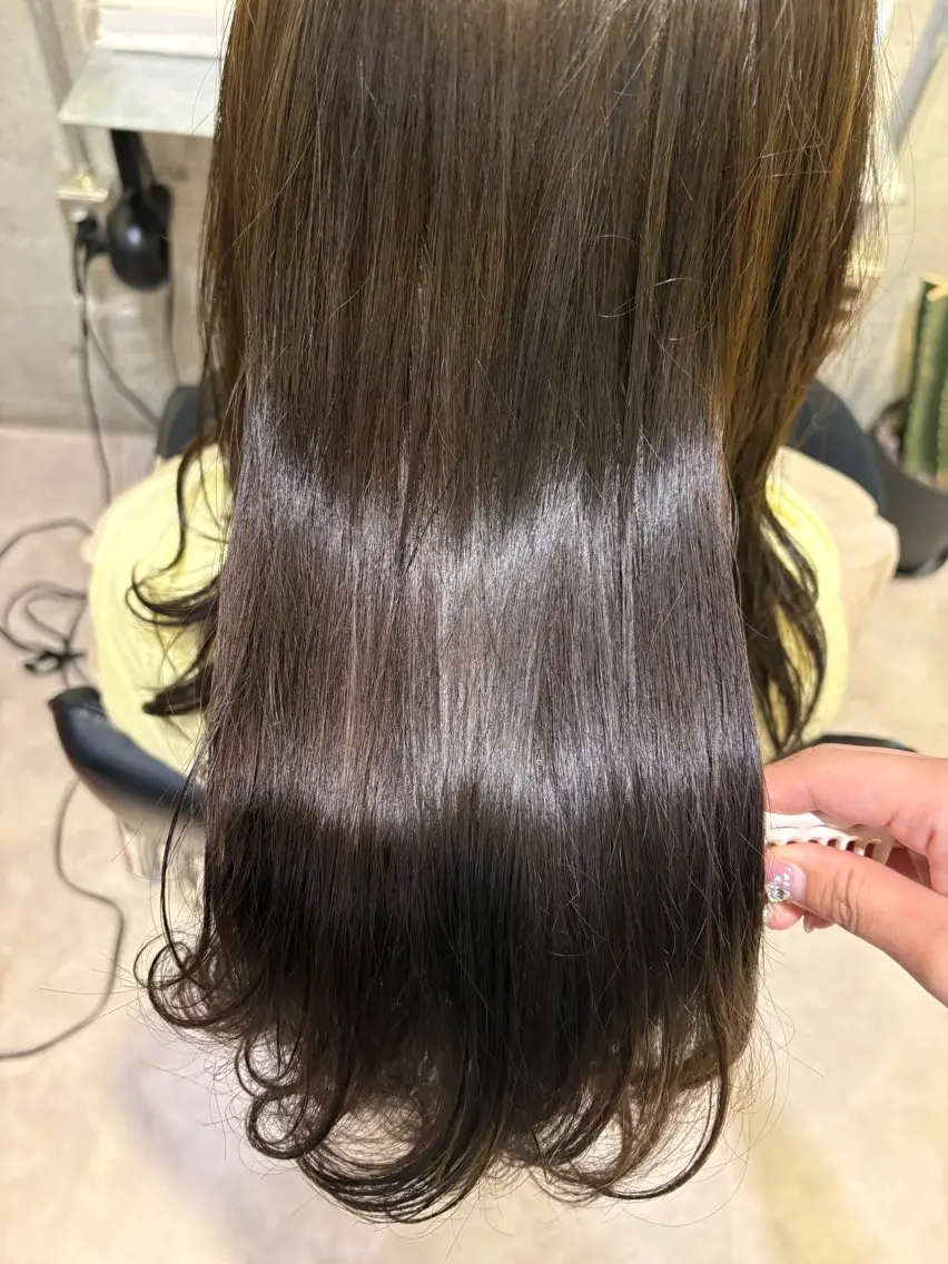カラー カット ヘアカラー トリートメント 韓国ヘアー🇰🇷 MIWAのヘアスタイル