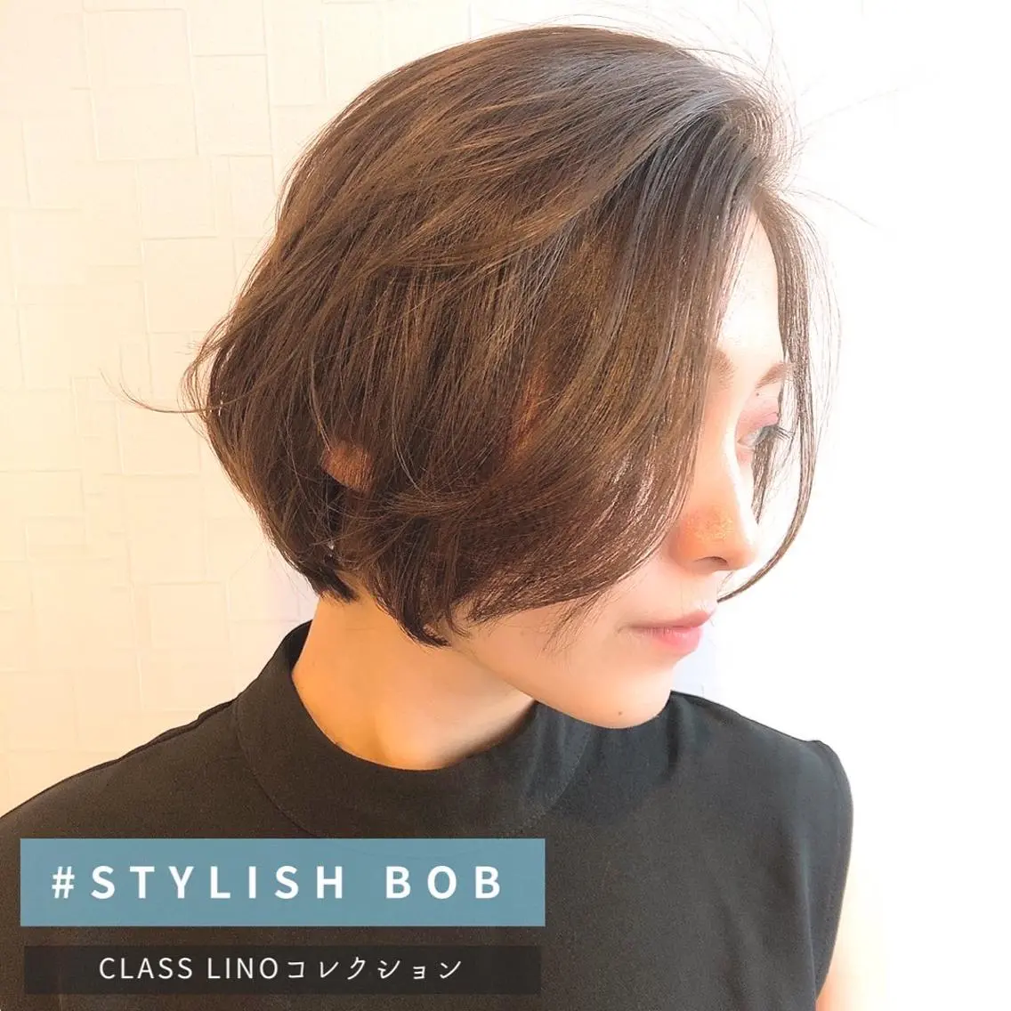 ショート カラー ボブ レイヤーカット 鈴木 香澄のヘアスタイル