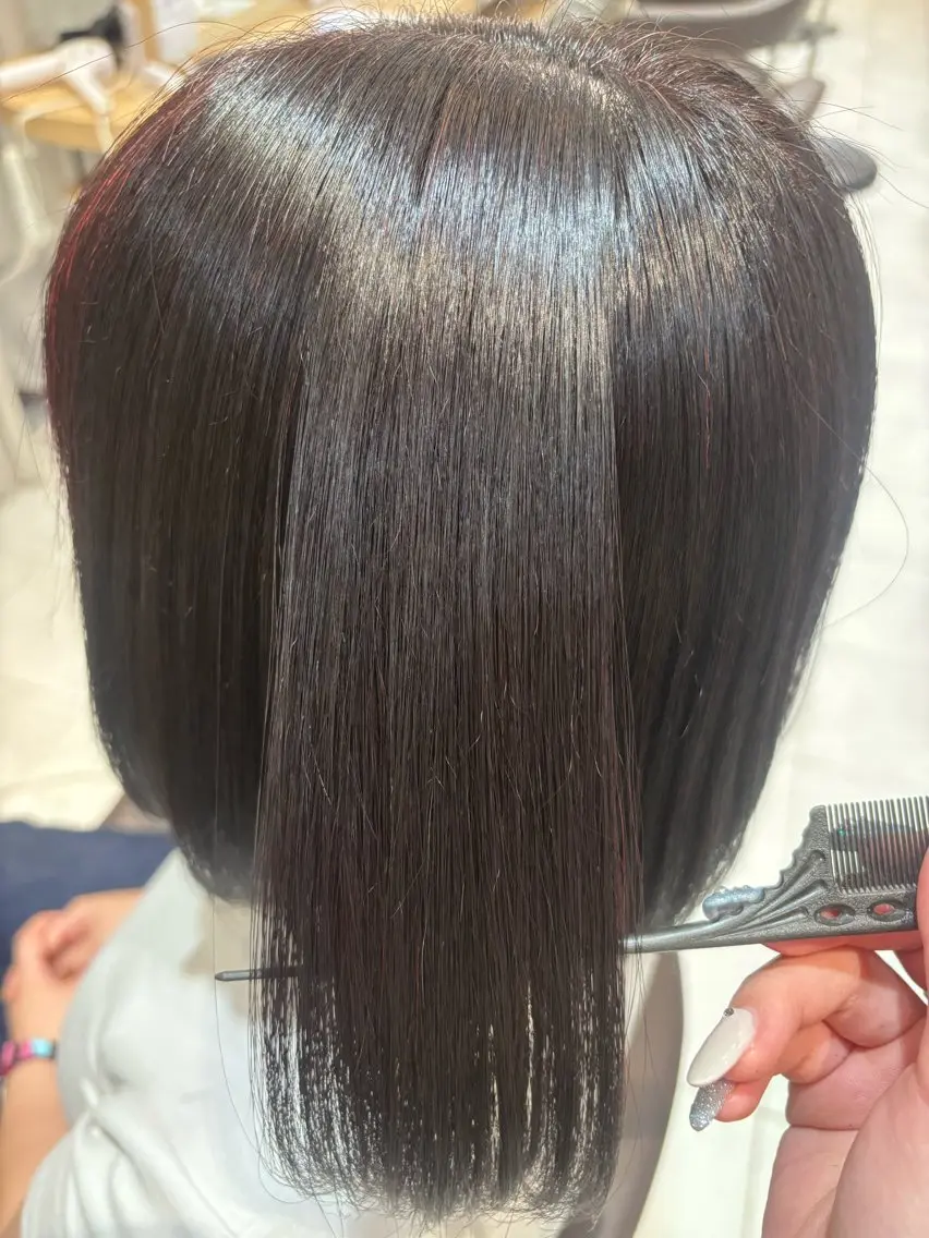 ショート 縮毛矯正 淺井 さくらのヘアスタイル