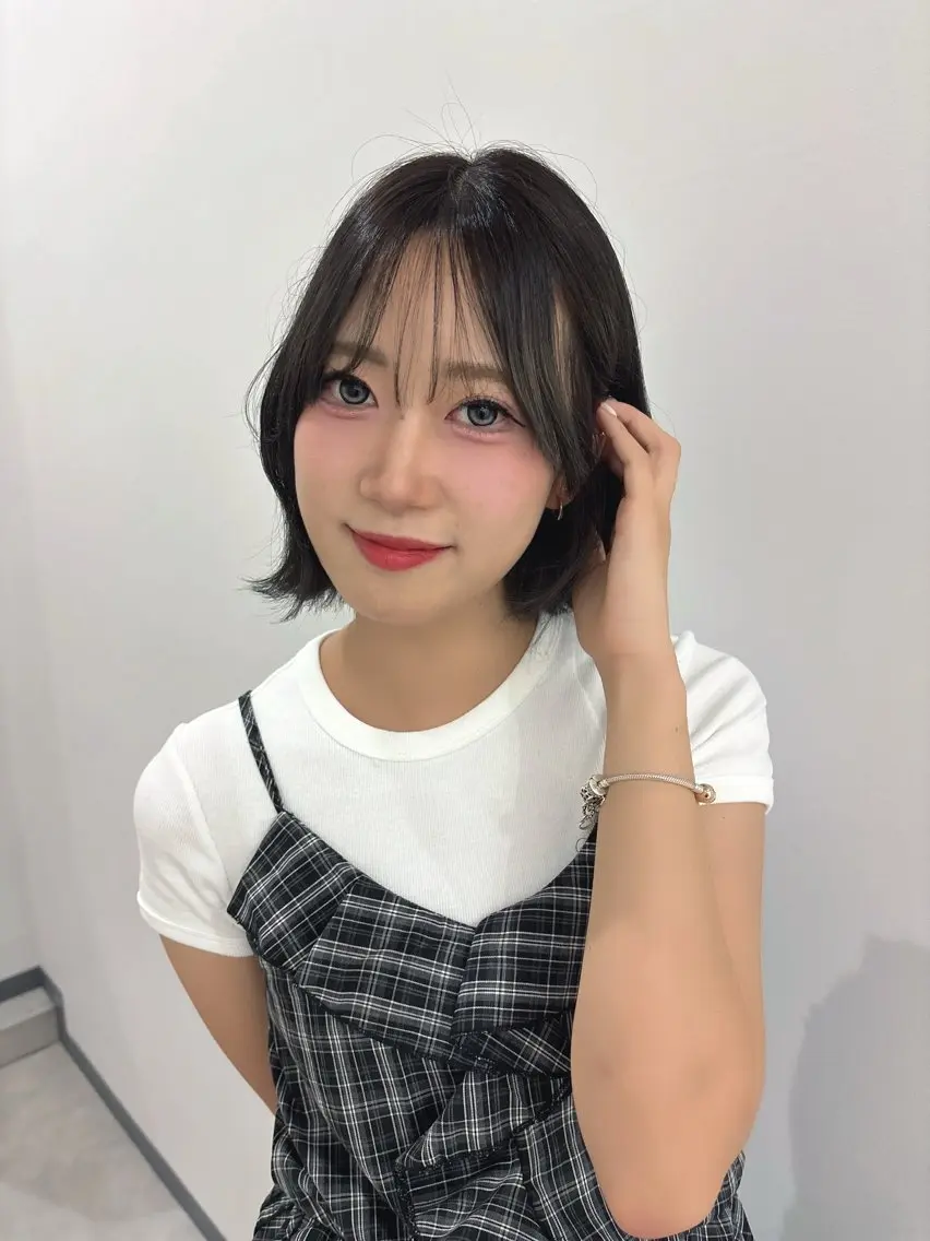 ショート カラー カット ヘアカラー Miyu/モデル募集 /京都烏丸・四条大宮のヘアスタイル