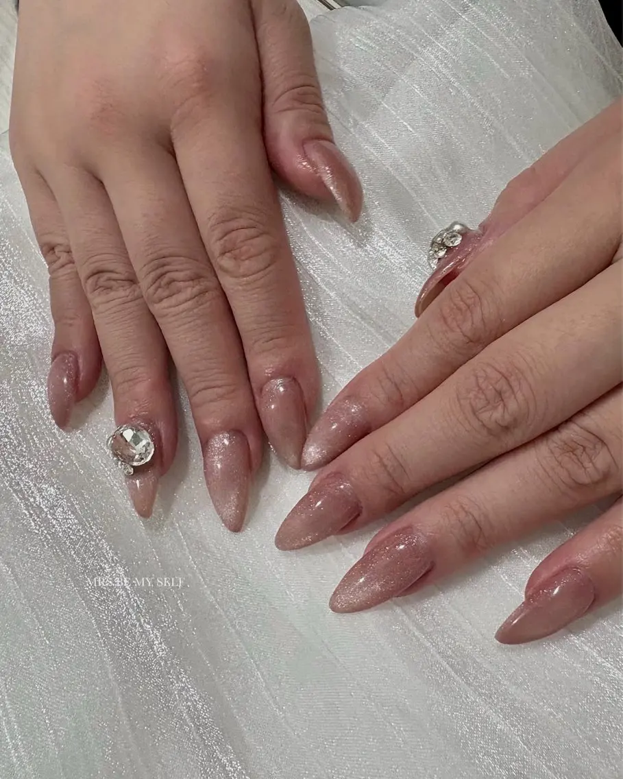 ネイル マグネットネイル マグネットワンカラー ワンカラーネイル ハンドネイル MRS/ miyu🎀のネイルデザイン