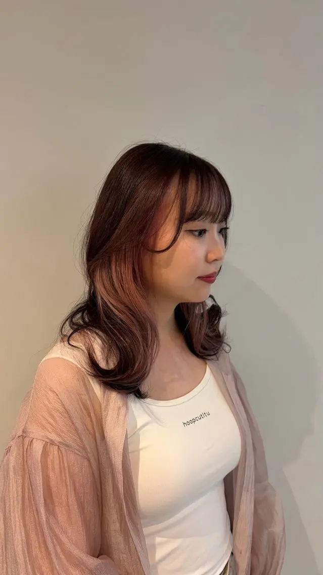 ロング カラー カラーモデル募集 🫧彩花🦋のヘアスタイル