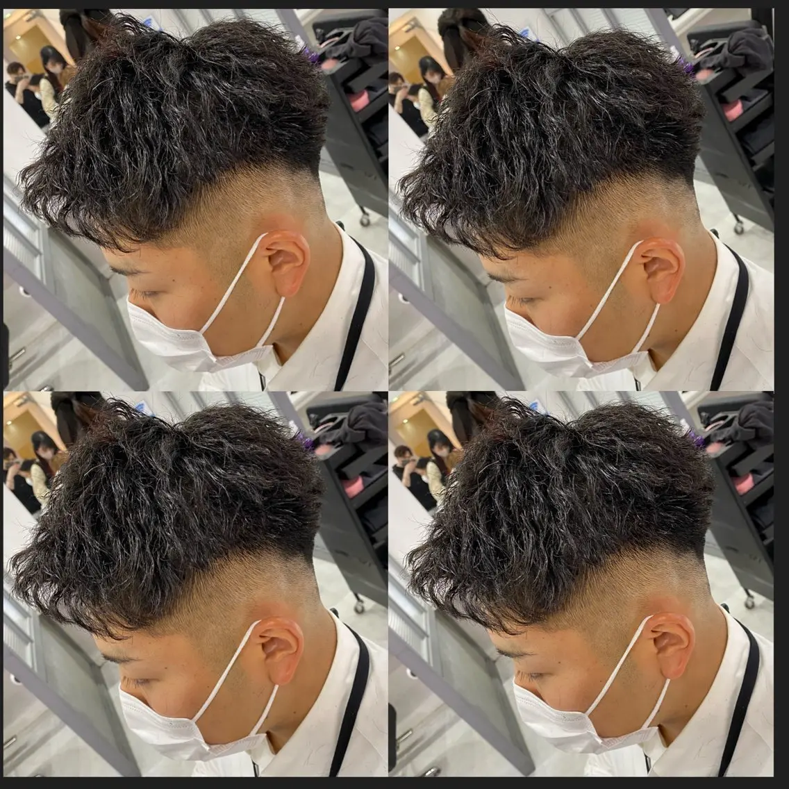ショート 🔥メンズパーマ 特化 渡辺一翔のヘアスタイル