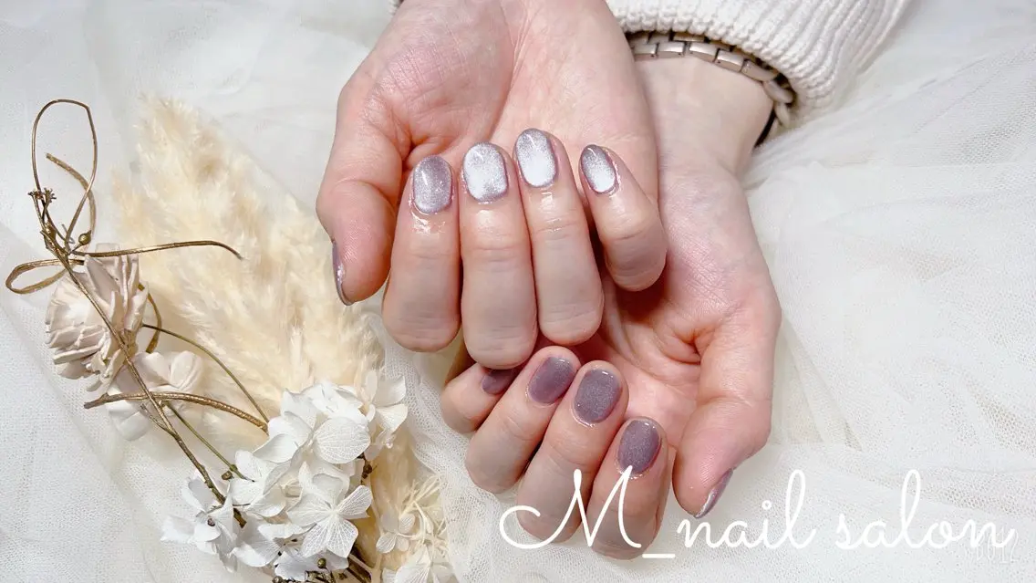 ネイル シンプルネイル M_ nail salonのネイルデザイン
