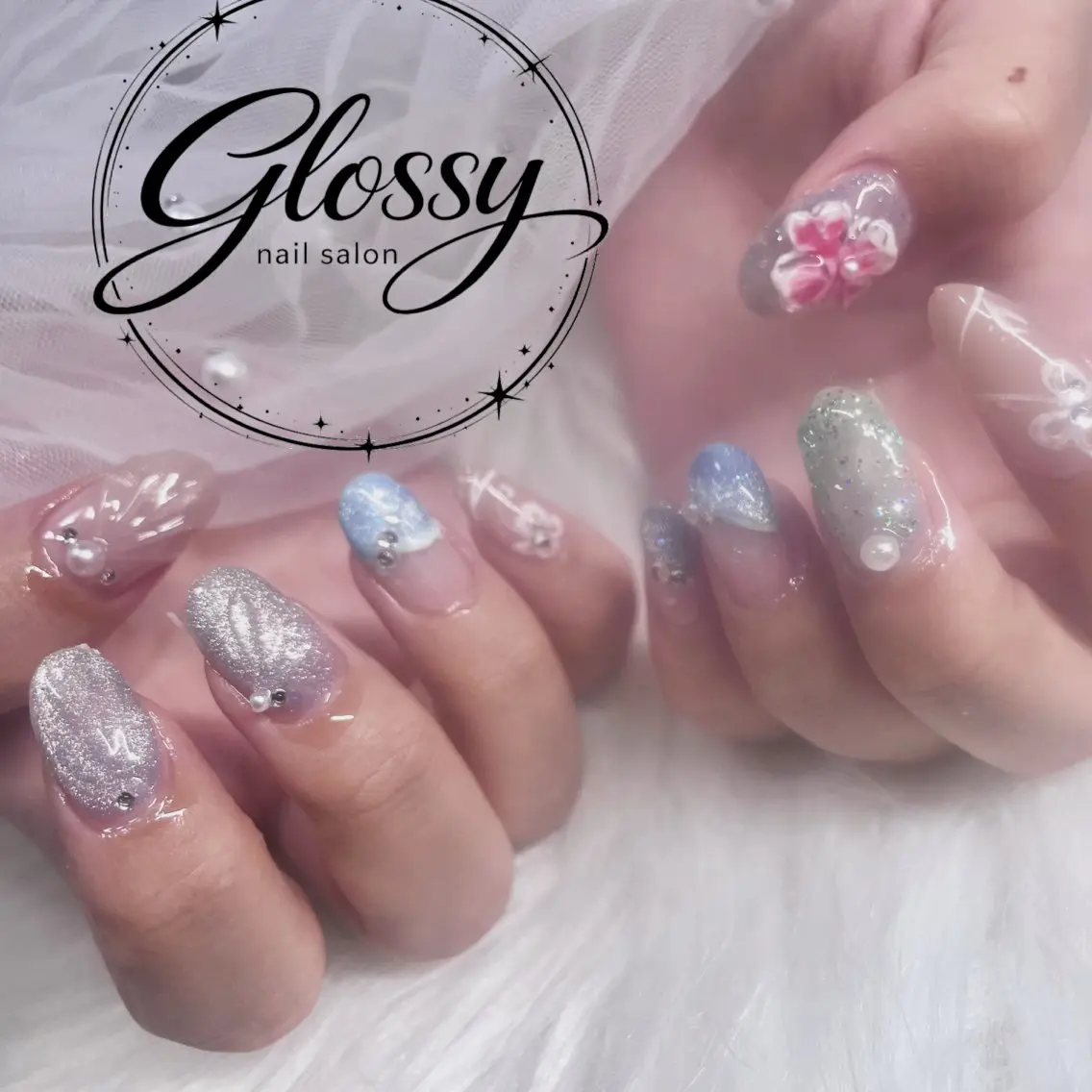 ネイル ハンドネイル nail salon Glossy.みくのネイルデザイン