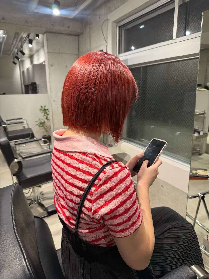 ショート カラー ヘアカラー 渋谷/透明感カラー 🫧【あまね】のヘアスタイル