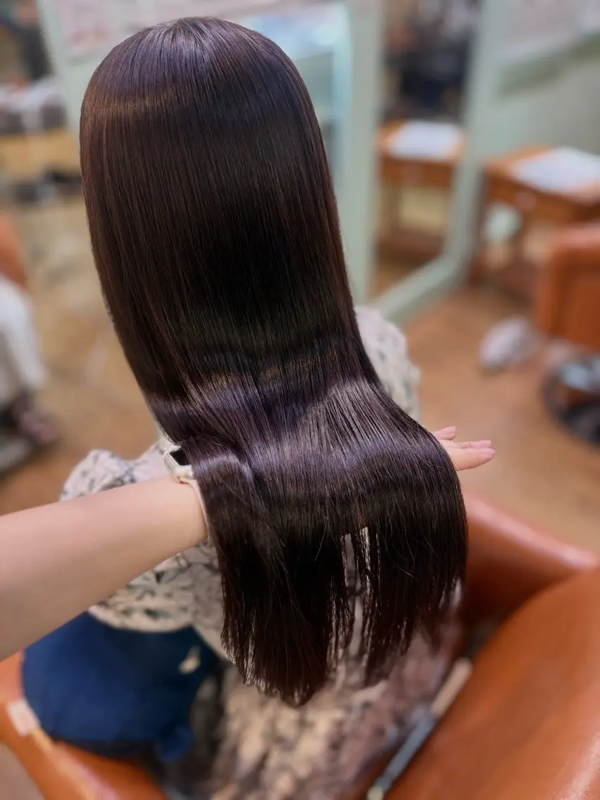 ロング 縮毛矯正 🍒ねね/横浜/ 似合わせカラー🍒のヘアスタイル