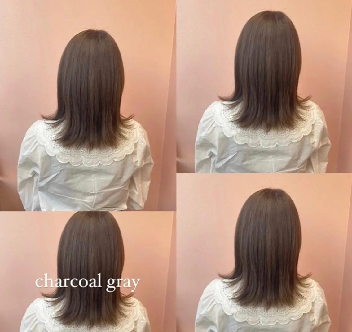 セミロング カラー メンズ キッズ 透明感カラー RIYA❤︎ Aujuaソムリエのヘアスタイル