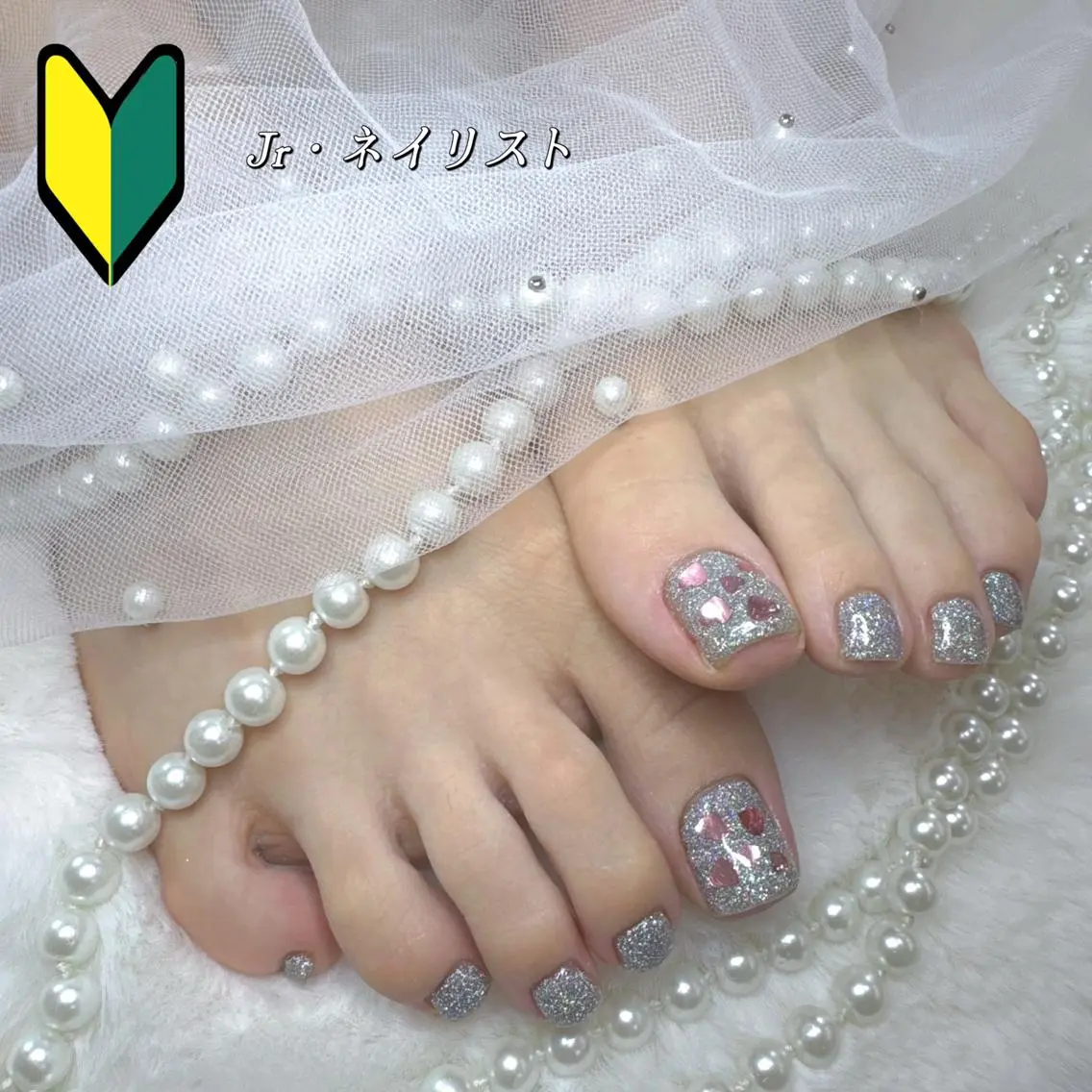 【Jr担当🎀 FOOTオフあり】定額2本アート［フットバス込み］の写真