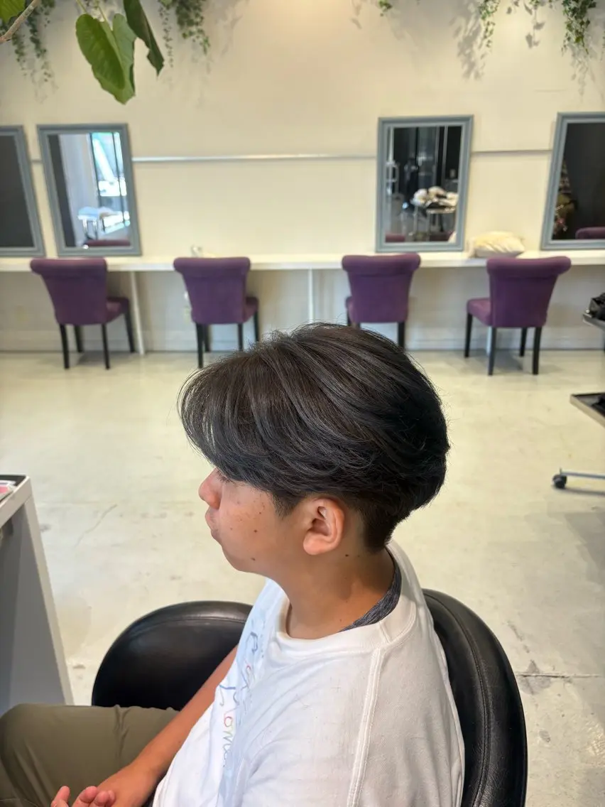 カラー メンズ カット ヘアカラー 井上 慈温のヘアスタイル