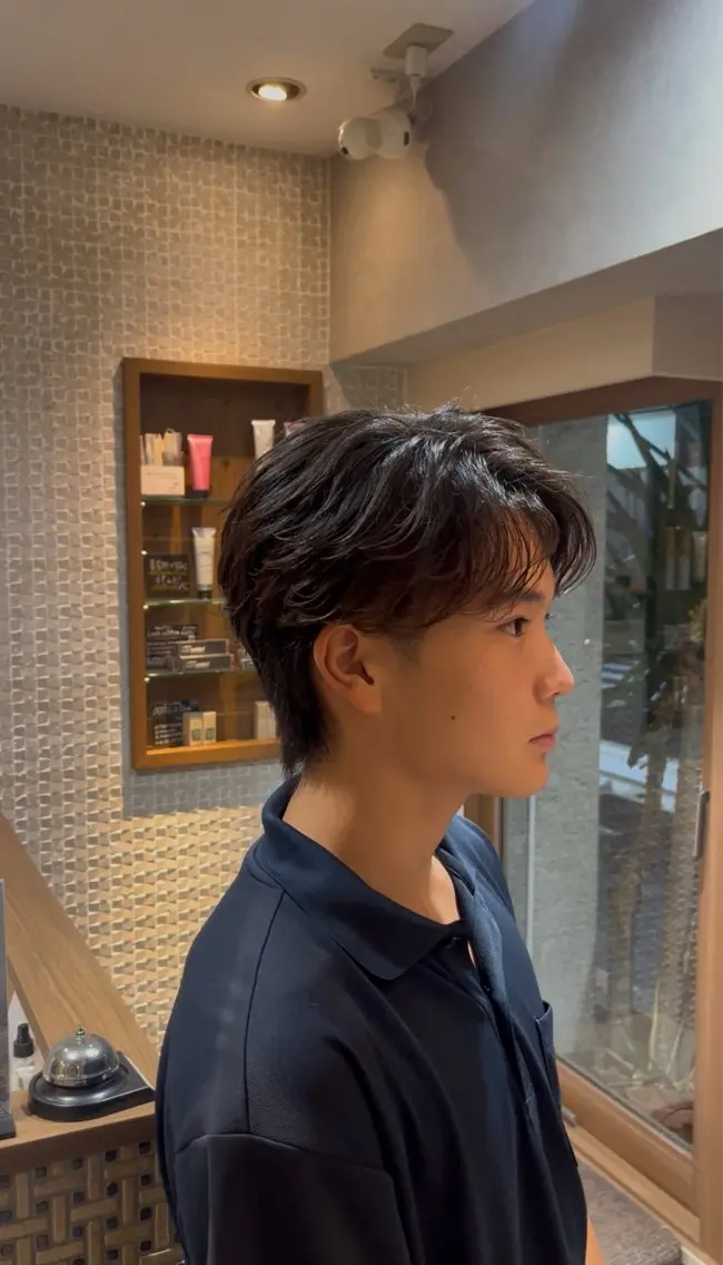 ショート カット パーマ トリートメント ヘアセット 渋谷👑艶髪縮毛矯正 曲がる矯正✨ヒガシのヘアスタイル