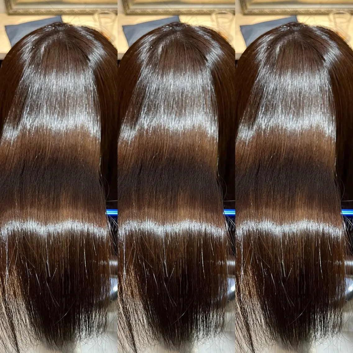ロング 髪質改善 カット ヘアカラー トリートメント 今話題の艶髪矯正 美艶カラー/FUKAのヘアスタイル