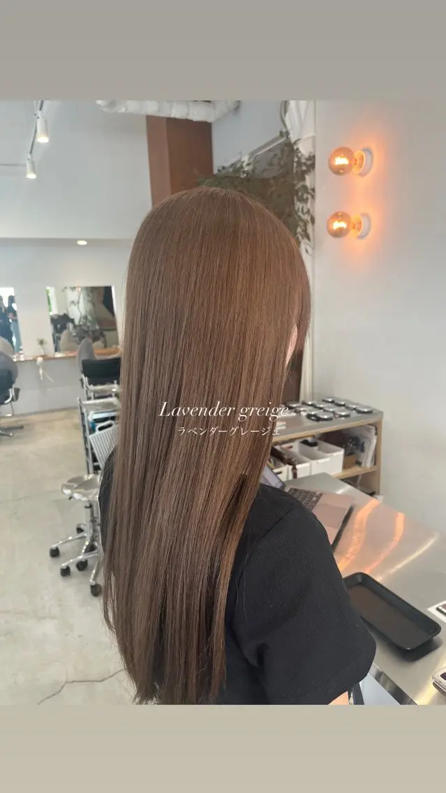 ロング カラー ヘアカラー 山口 愛結のヘアスタイル