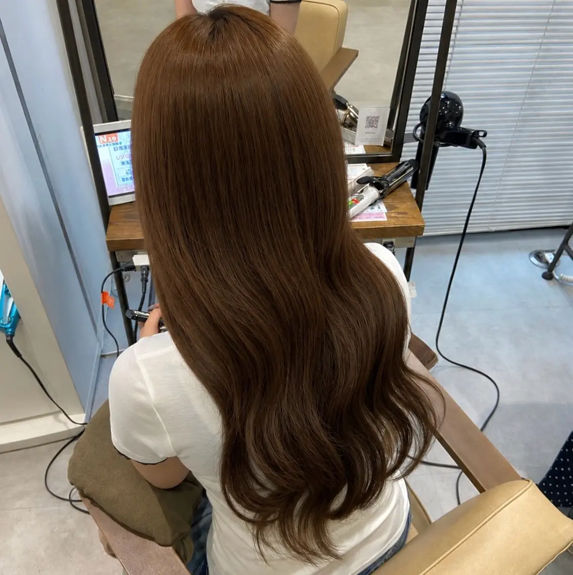 ロング トリートメント 暖色／ベージュ ☆莉々☆のヘアスタイル