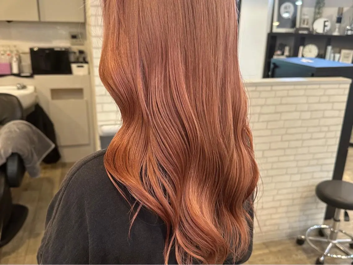 ブリーチオンカラーモデル👩🏼ブリーチリタッチも🙆‍♀️の写真