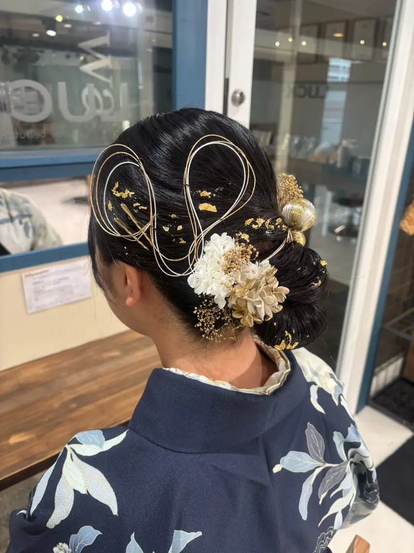 ヘアアレンジ 卒業式のヘアスタイル 広がり、まとまらない お悩み改善/ 中田のヘアスタイル