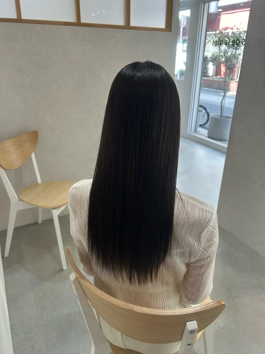 ロング Mao 🎀bob 赤み撃退🌿艶カラーのヘアスタイル