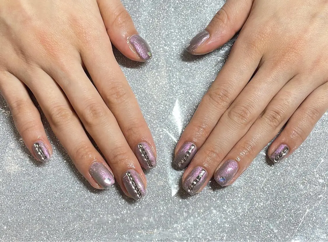 ネイル ハンドネイル VIERU 🌈🎀💖のネイルデザイン
