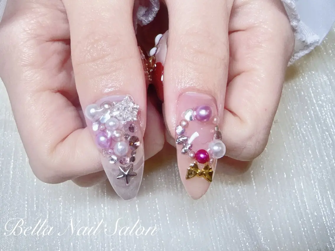 ネイル ハンドネイル Bella Nail Salonパラジェルのネイルデザイン
