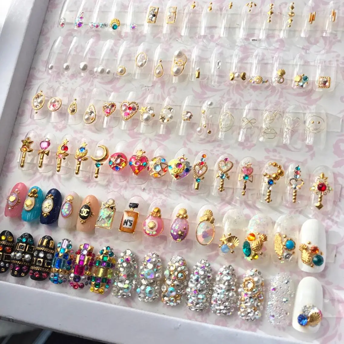 ネイル 渋谷/チップ長さ出し 👑アプレgel-xのネイルデザイン