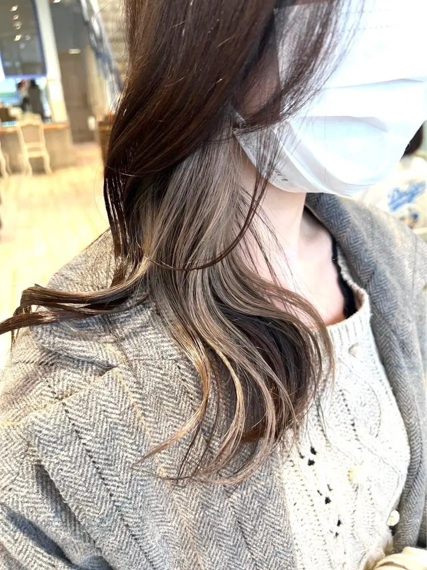 ミディアム カラー みなみ 【艶カラー】のヘアスタイル