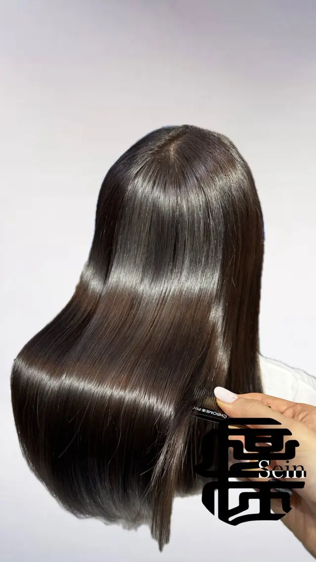 ロング カラー ブリーチ 透明感カラー ブリーチなしカラー 髪質改善 韓国風ヘア ヘアカラー トリートメント 💜髪質改善推し💜 Sein.せりのヘアスタイル