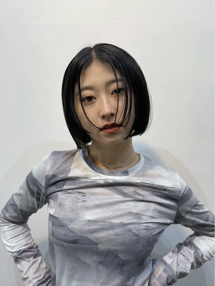 ミディアム カラー 山中 束真のヘアスタイル