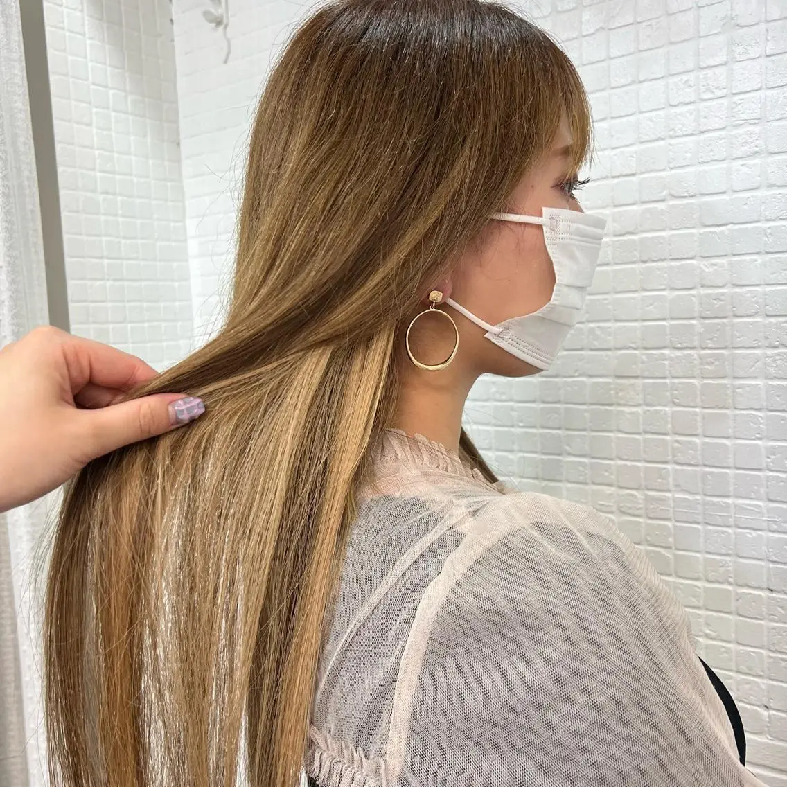 ロング ボブ エクステ ロング ♡ RIRIAのマツエク・マツパデザイン