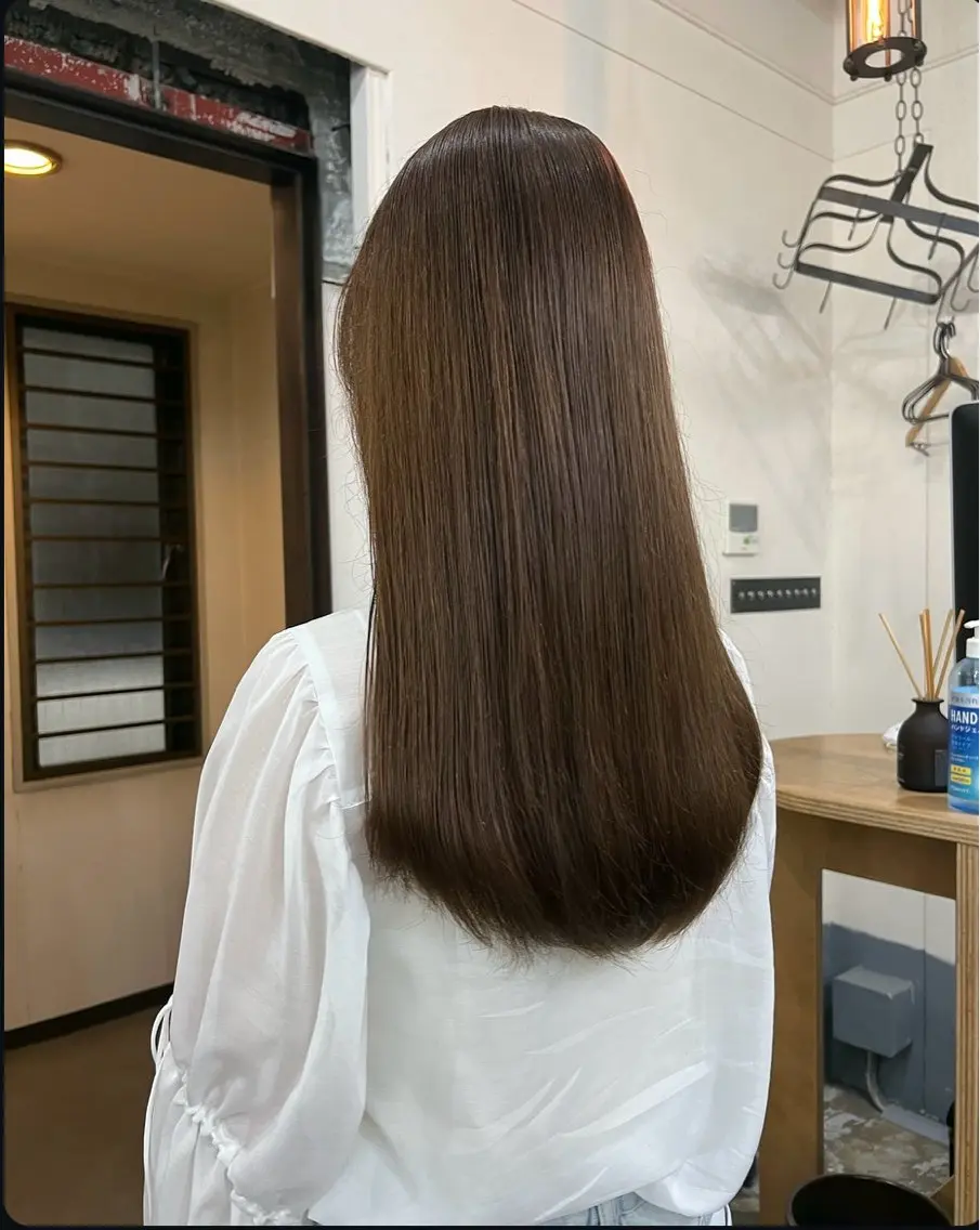 セミロング 🌈いけだ あみ🌷のヘアスタイル
