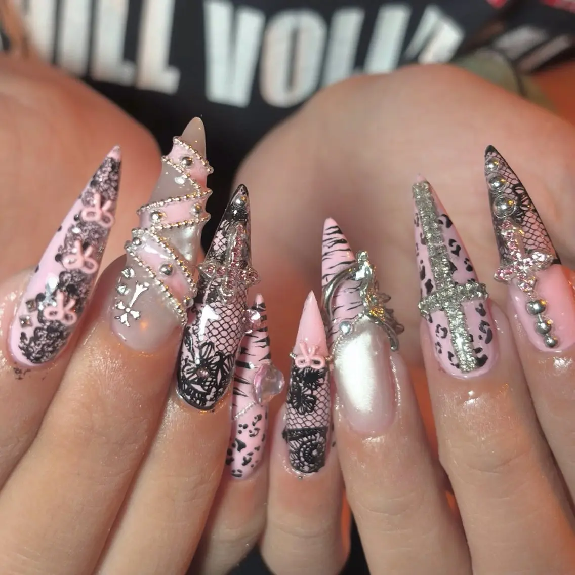 ネイル オーロラネイル 長さ出し フラッシュネイル フレンチネイル ジェルネイル ハンドネイル ハンドケア CiCi NailSalonのネイルデザイン