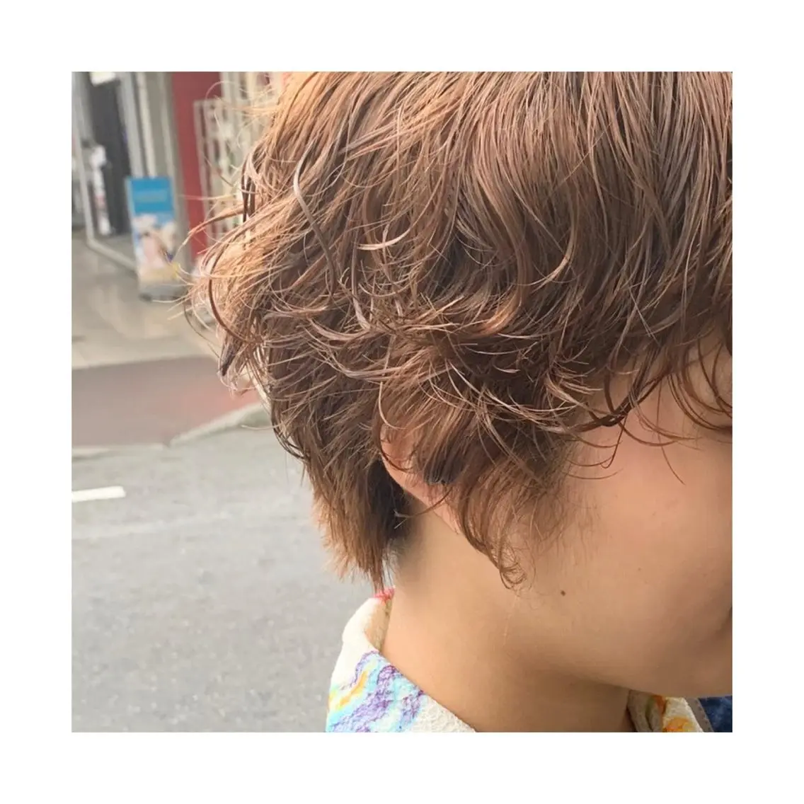 ショート パーマ 竹内 康浩のヘアスタイル