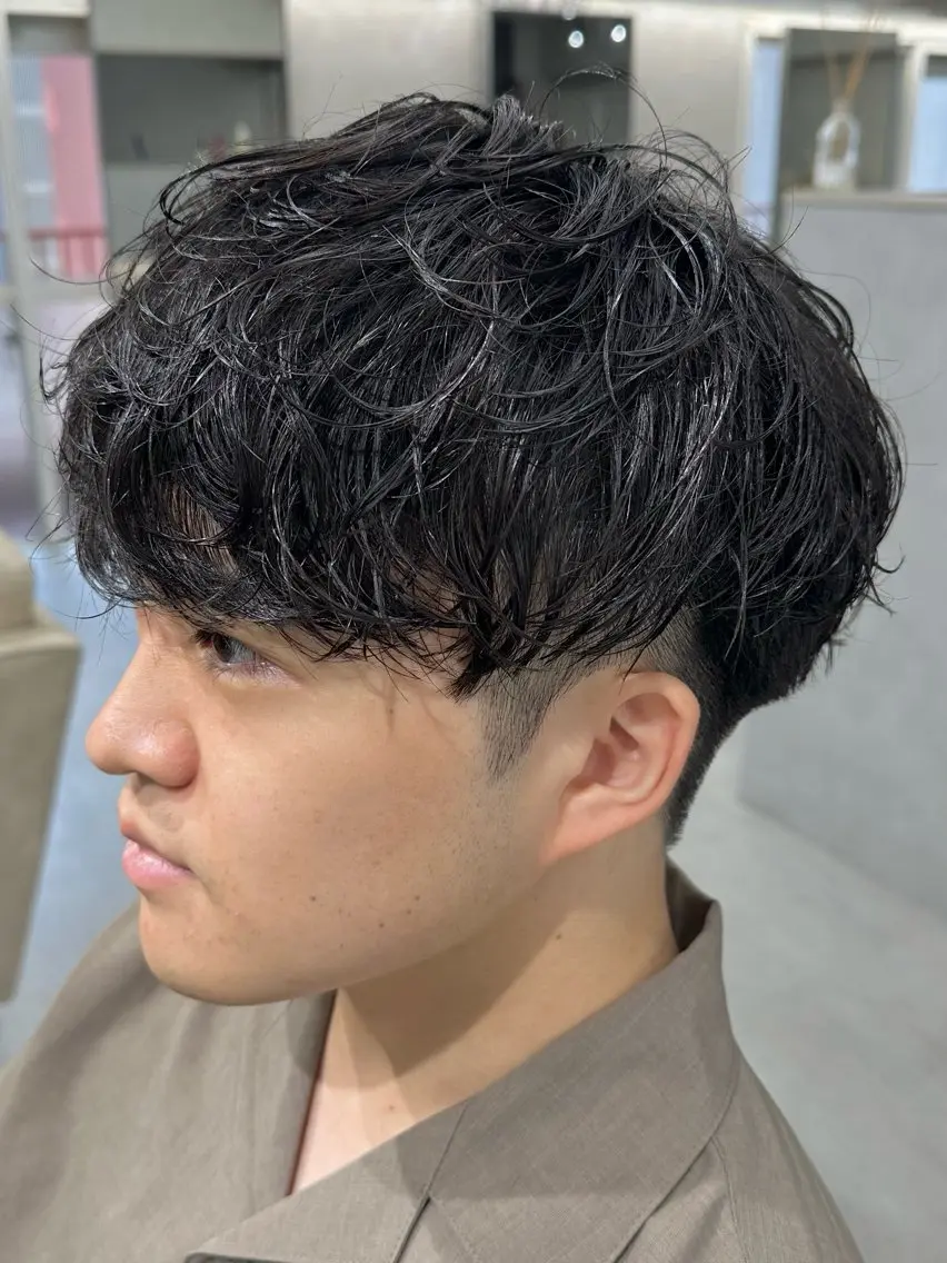 パーマ メンズ メンズパーマ ニュアンスパーマ カット パーマ 💎メンズパーマ特化 🥇メンズのプロのヘアスタイル