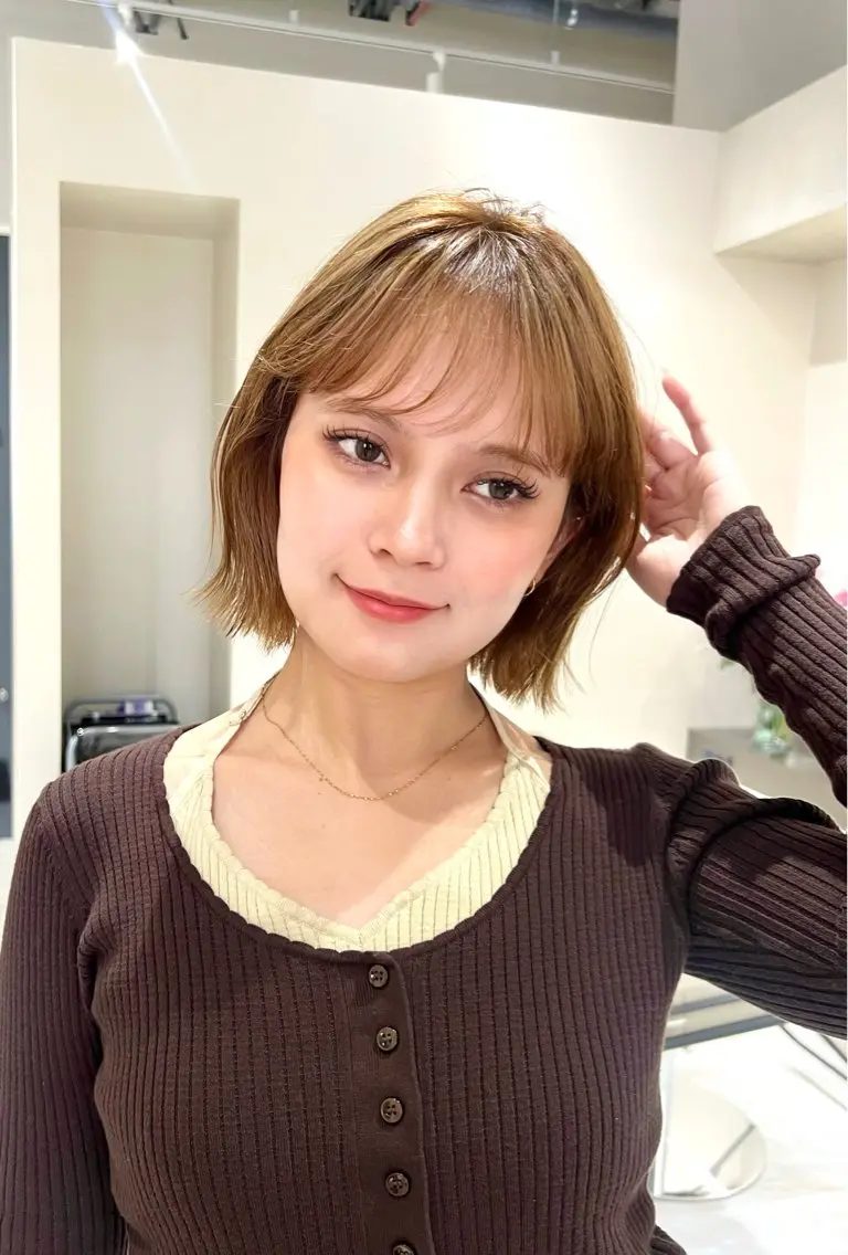 ショート カット ヘアカラー トリートメント ヘッドスパ/縮毛矯正 /横山陸人のヘアスタイル