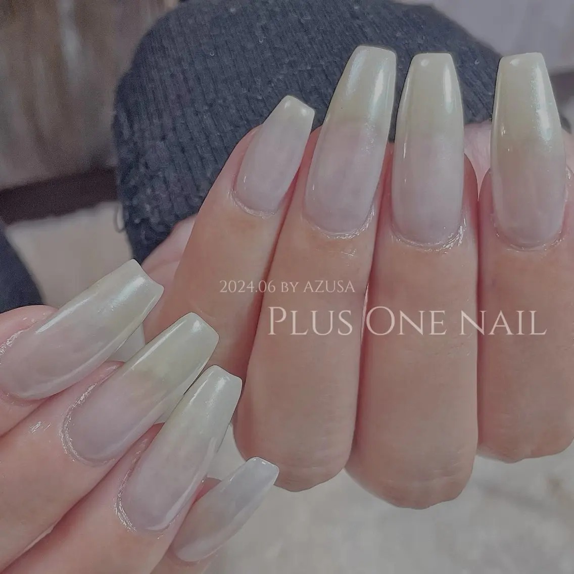 ネイル ハンドネイル Plus  One _AZUSAのネイルデザイン