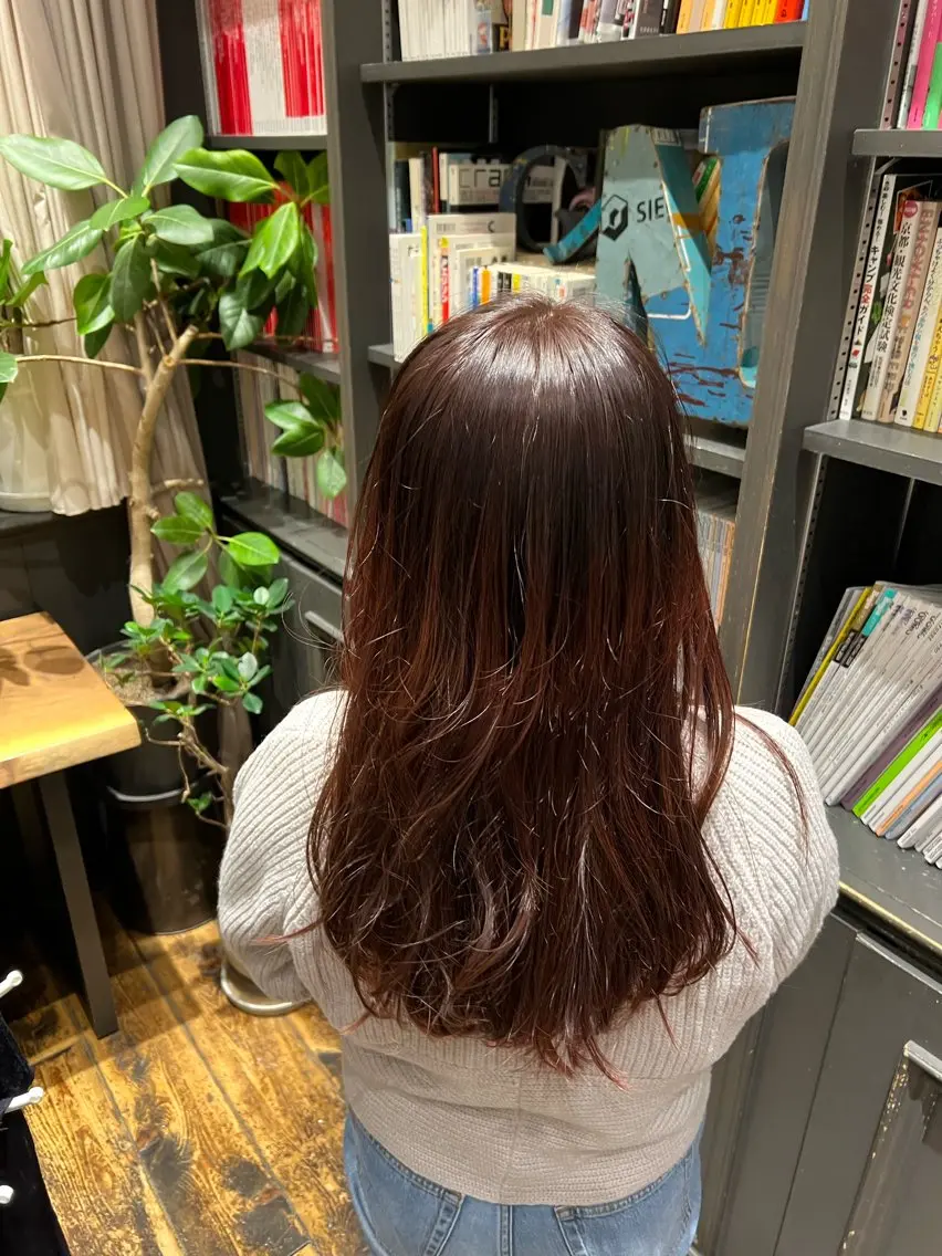 ロング カラー ブリーチ ピンクカラー 🤡縮毛矯正募集🤡 片山 亮のヘアスタイル