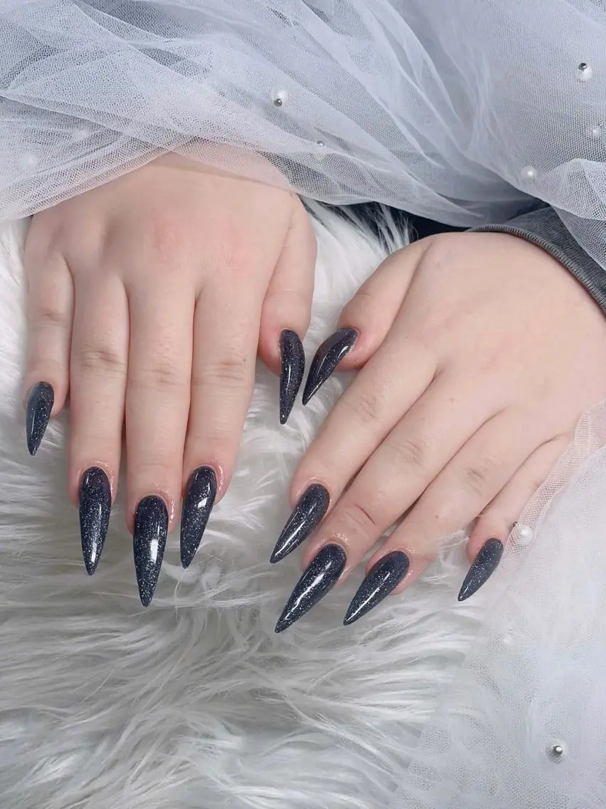 ネイル オーロラネイル フレンチネイル ジェルネイル ハロウィン 韓国ネイル ハンドネイル H.baby Nail Salonのネイルデザイン