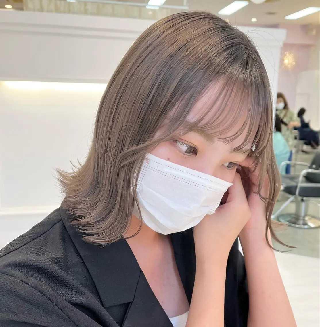 ショート カラー ハイトーンカラー ボブ GOODDAY ヘアサロンのヘアスタイル