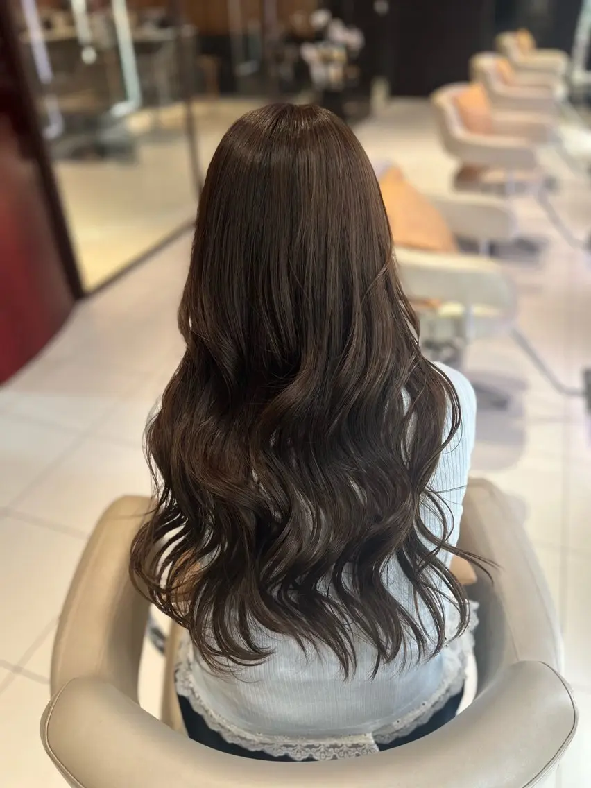 ロング ヘアアレンジ ヘアカラー トリートメント ヘアセット メンズカット大歓迎 🫧HONOKA🪽のヘアスタイル