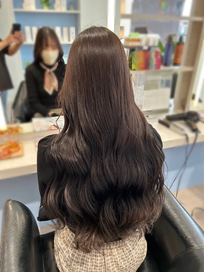 ロング 韓国風ヘア 篠原 大稀のヘアスタイル