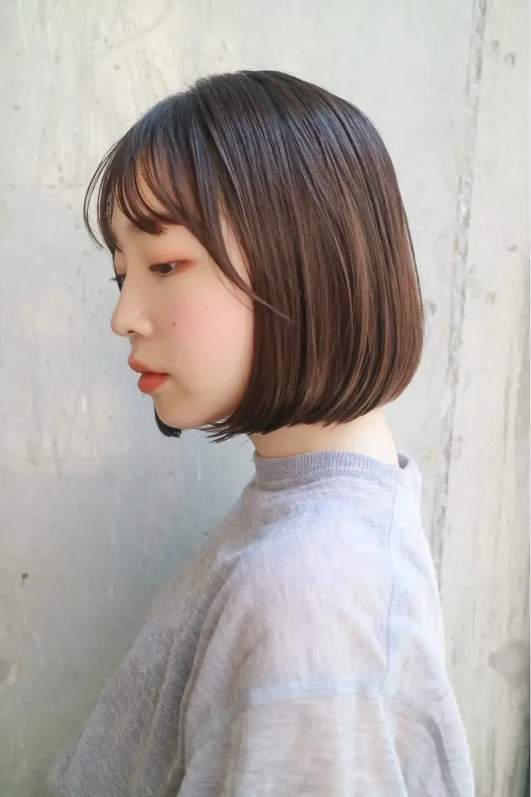 ショート カラー ショート/コテ巻き風 kanohaのヘアスタイル