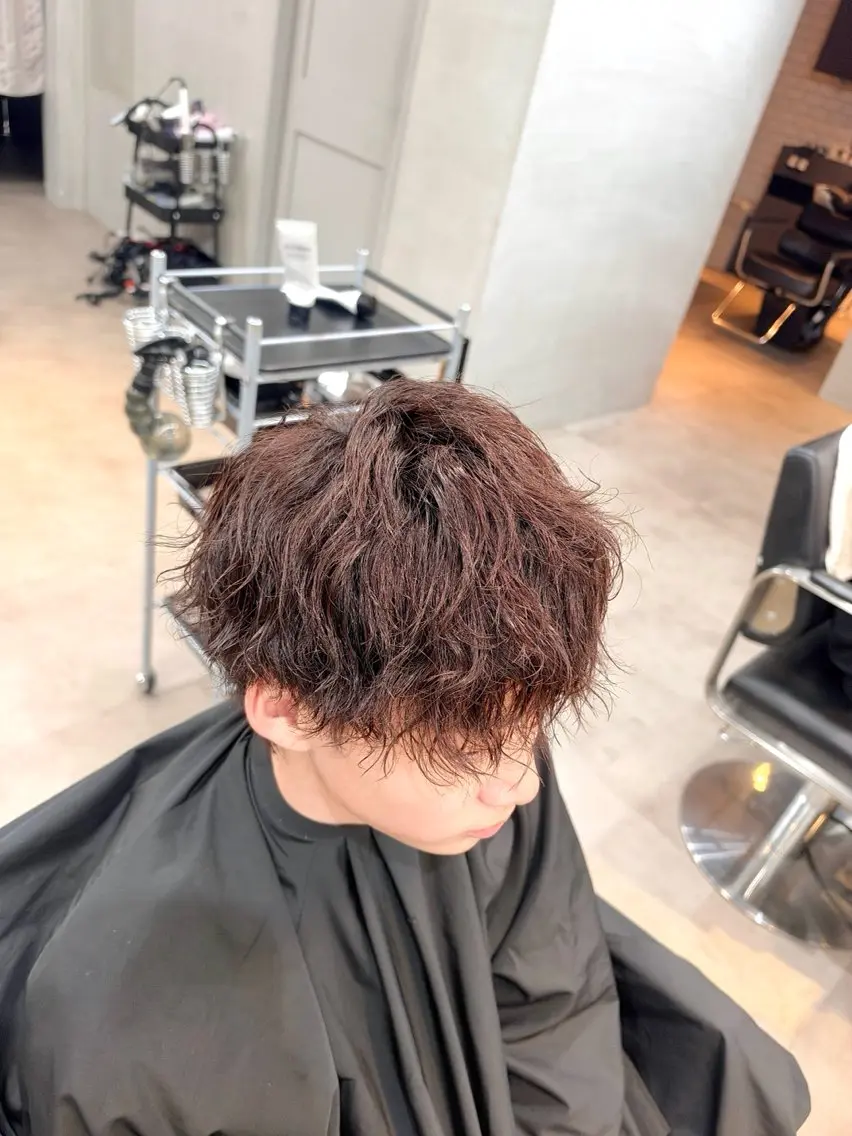 パーマ メンズ メンズパーマ ツイストスパイラルパーマ スパイラルパーマ 隅田 早翔のヘアスタイル