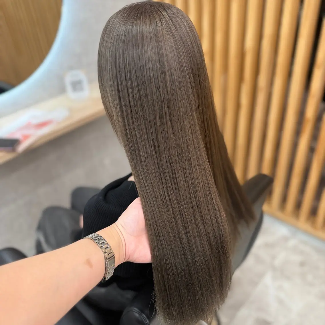 ロング ヘアカラー トリートメント ほの/ブリーチモデル 🎀/艶カラー‎のヘアスタイル