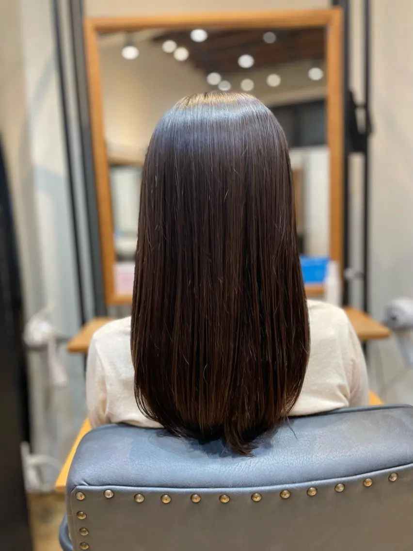 ロング カット 望恵🌸 韓国🇰🇷スタイルのヘアスタイル